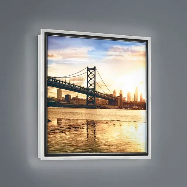 * Tablou LED BRIDGE SMD 12.5W LED 1100LM 3000K 230V H=42CM ALB IP20 TRIO 2