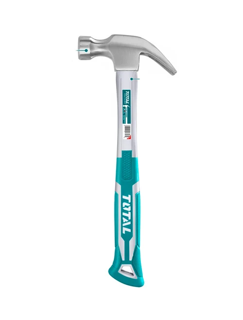 Ciocan cu vârf curbat 450g mâner fibră de sticlă Total THT73166