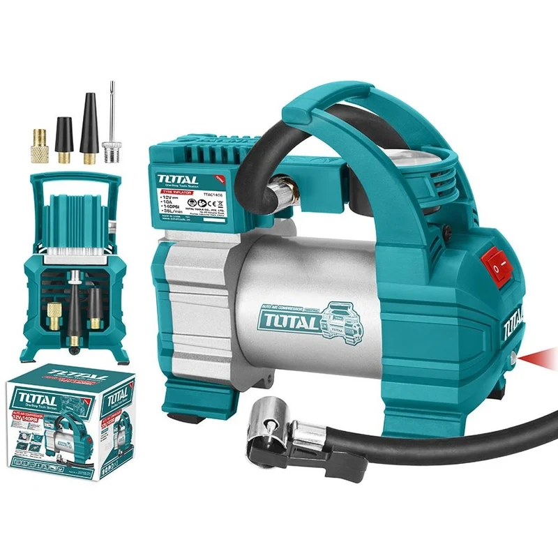 Compresor auto cu lanternă TTAC1406 Presiune (bar) 10 Total 2