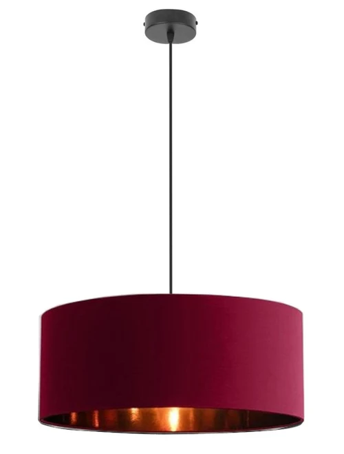 Lustră JH-587 D25xH15cm, E27/1, Cloth,Red LuminaLED