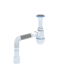 Сифон для умывальника ANI 1 1/4' x 40 с гибкой трубой d40х40/50 Aniplast C2015