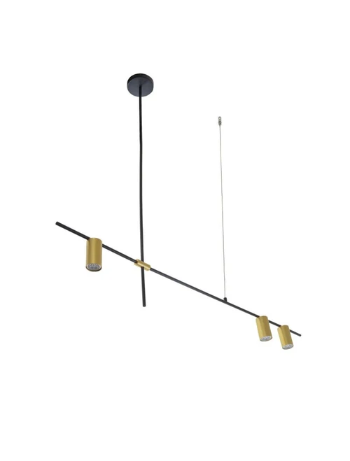 Lustră JH-613 L123xH55cm,GU10, Metal,Black+Gold LuminaLED