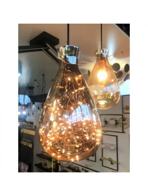 SuspensieJH-670 D18*H30cm,LED,Glass,Smoke Gray Luminaled