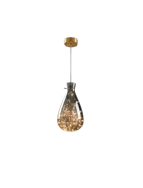 SuspensieJH-670 D18*H30cm,LED,Glass,Smoke Gray Luminaled
