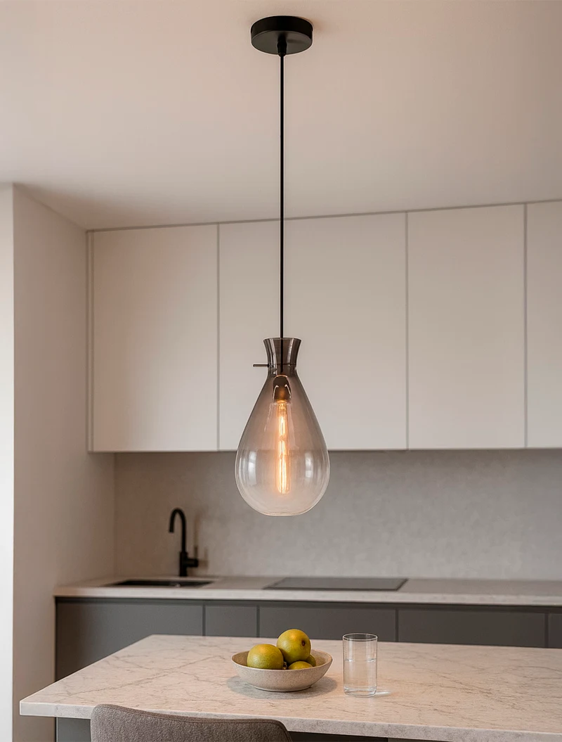Lustra JH-672 D22*H40cm,E27*1,Glass,Amber LuminaLED 2