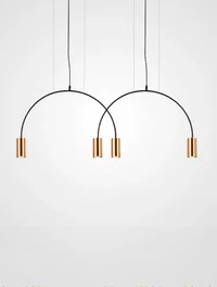 Lustră JH-609 D60xH55cm,GU10x2, Metal,Black+Gold LuminaLED 3