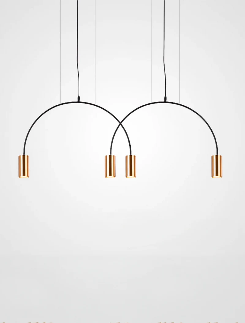 Lustră JH-609 D60xH55cm,GU10x2, Metal,Black+Gold LuminaLED 3