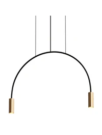 Lustră JH-609 D60xH55cm,GU10x2, Metal,Black+Gold LuminaLED 4