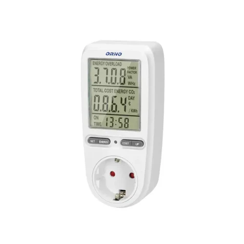 Contor digital LCD p/u priză 3.6kW ORNO