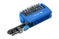 * Set biți cu fixator 1/4", SL, PH, PZ, Torx, 17 buc. HOGERT