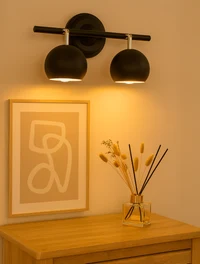 Aplică JH-632 L38*D12*12, E27/2,Metal Black LuminaLED 2