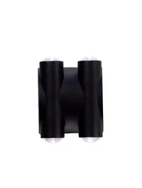 Aplică LED MK/SG-2262-4 IP54 85x100x45mm 4/1W 3000K neagră LuminaLED