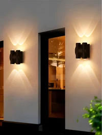 Aplică LED MK/SG-2262-4 IP54 85x100x45mm 4/1W 3000K neagră LuminaLED 2