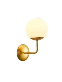 Aplică JH-482 L25xD15Hx31cm E27/1,Glass+Metal,Gold+White LuminaLED