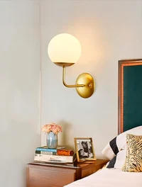 Aplică JH-482 L25xD15Hx31cm E27/1,Glass+Metal,Gold+White LuminaLED 2