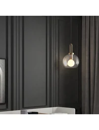 Lustra JH-499 D30cm, E27/1,Glass,Gold+Clear LuminaLED 2