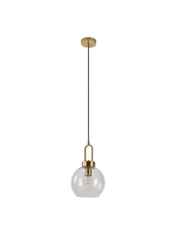 Lustra JH-499 D30cm, E27/1,Glass,Gold+Clear LuminaLED
