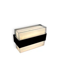 Aplică LED MK/SG-1039-2 185x170x100mm 2/6W 3000K neagră LuminaLED 4