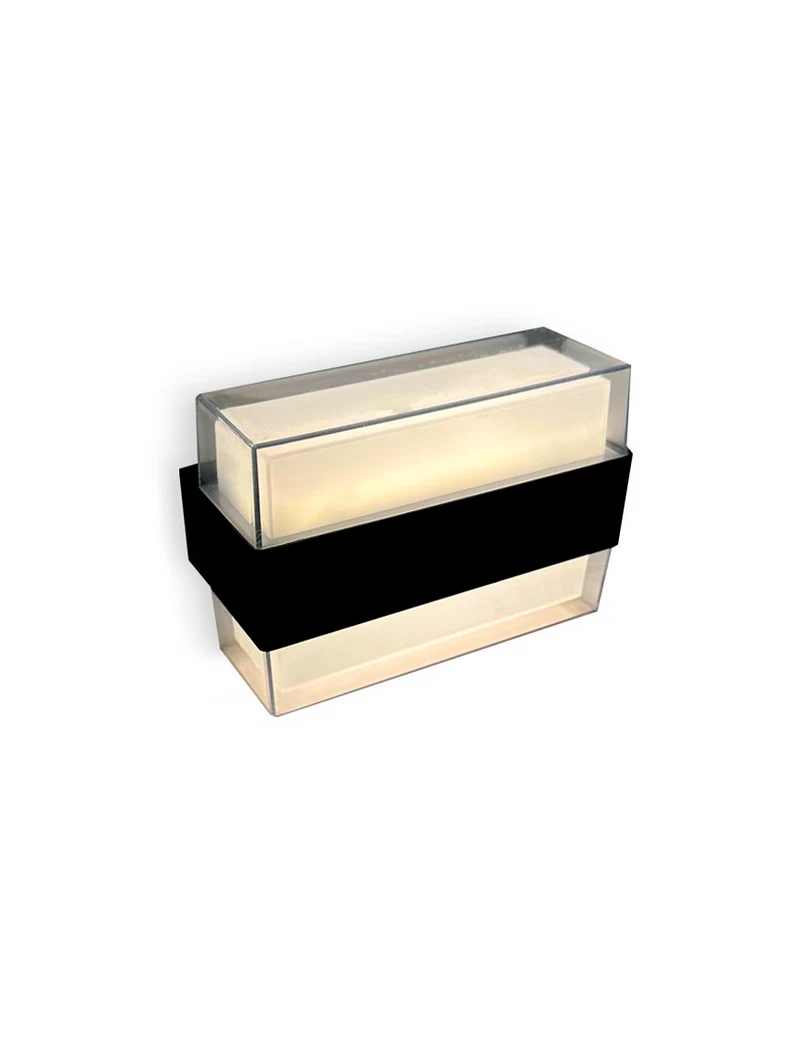 Aplică LED MK/SG-1039-2 185x170x100mm 2/6W 3000K neagră LuminaLED 4