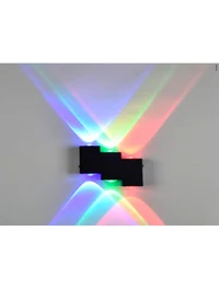 Светодиодное бра MK/SG-MJ006 IP65 120×140×35 мм 6×1W 3000K чёрное LuminaLED 2