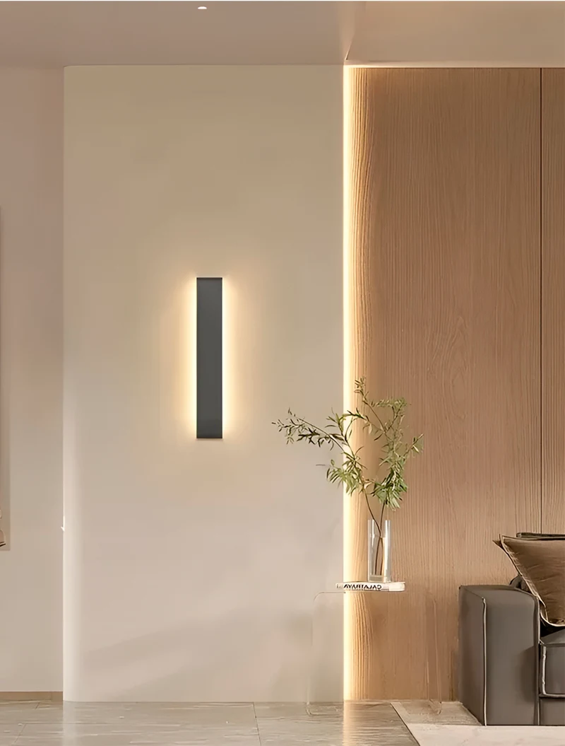 Aplică LED MK/SG-2237-460 IP20 460x90x35mm 24W 3000K neagră LuminaLED 3