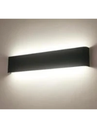 Aplică LED MK/SG-2237-460 IP20 460x90x35mm 24W 3000K neagră LuminaLED