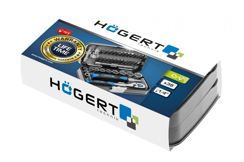 Набор инструментов, 38 предметов, 1/4 HOGERT 4