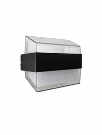 Aplică LED MK/SG-1038-2 185x80x85mm 2/6W 3000K neagră LuminaLED