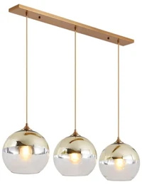 Lustră JH-521 L70x20x20cm, E27/3,Glass,Gold LuminaLED