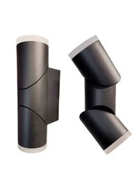 Aplică LED MK/SG-1082 IP65 220x65x100mm 2/5W 3000K neagră LuminaLED 3