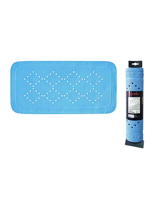 Covoraș baie 36x91cm Alaska, albastru, PVC