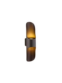Aplică LED MK/SG-2249 IP54 370x80x110mm 2x5W 3000K neagră LuminaLED