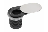 Удлинитель SCHUKO SLIDE 60 мм, 1 шт., 1X USB 2.4A 5V, 1.9M, нержавеющая сталь, AE-BPW1S1UCH-51