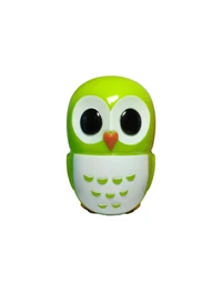 Lampă de veghe Bufnița 4xRLED/Verde/4х0,1W VITO 2