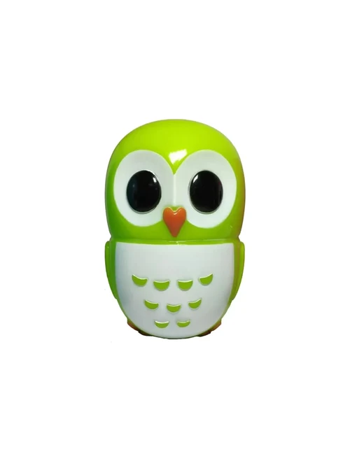 Lampă de veghe Bufnița 4xRLED/Verde/4х0,1W VITO