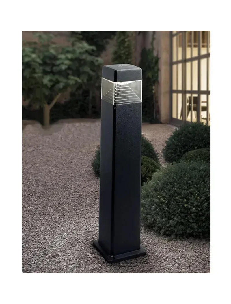 * Corp de ilum. ESTER 500 stâlp negru transp. GX53 LED 7W 4K FUMAGALLI 2