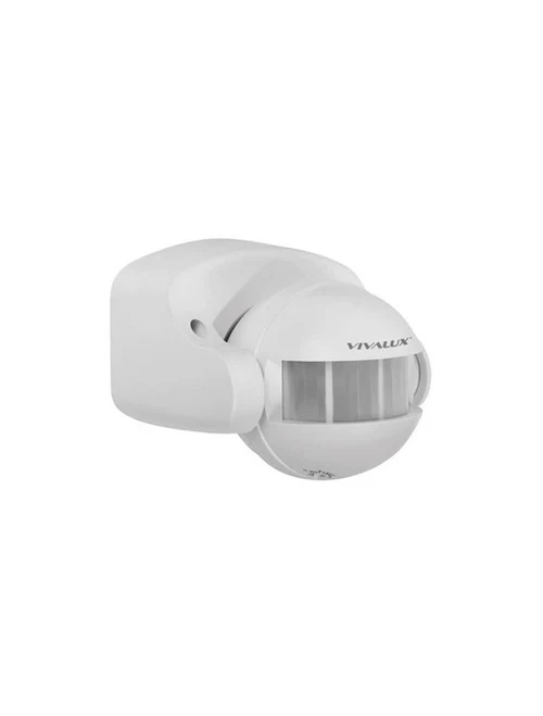 Senzor mișcare SR18-W,180°,alb,IP44, FLEX, Vivalux