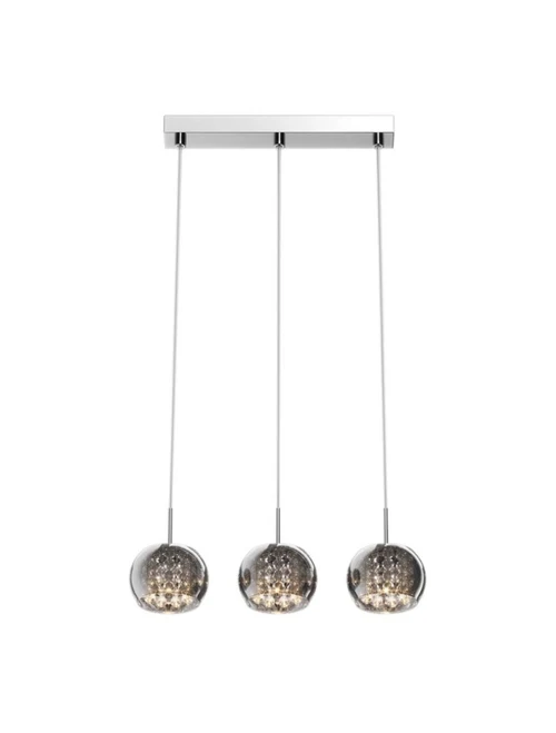 * Lustră CRYSTAL P0076-03N-B5FZ 3xG9 42w crystal chrome smoky ZUMALINE