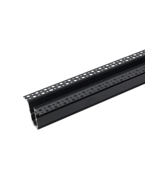 Șină track light magnet 48V DC 1M neagră  perforat ELMOS