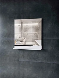 Oglindă Elsass 80x90 cm albă 2