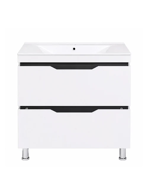 Тумба с 2 ящиками Dofine-80 белая 85×82×47 см
