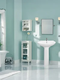 Lavoar cu piedestal Likya 45cm 10451+60402 2