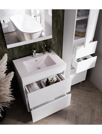 Тумба с 2 ящиками Picardie белая 85×70×47 см 1511438 4