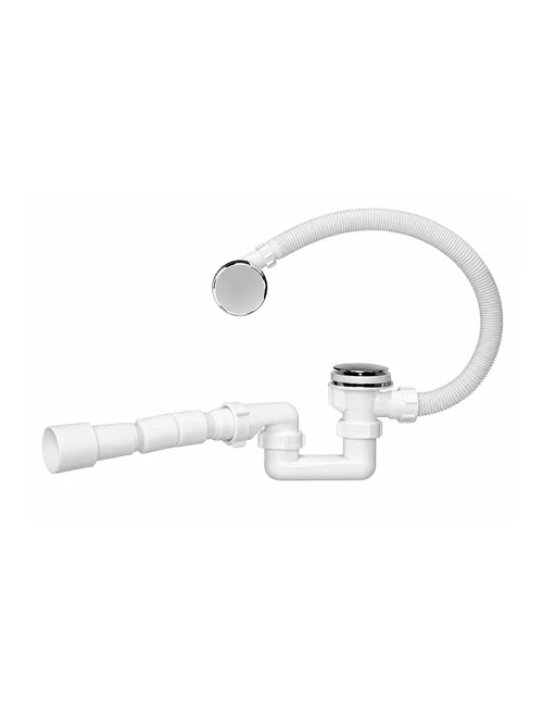Сифон АНИ для ванны ANIPLAST. С выпуском д 1" 1/2" х д 40/ 50 мм. Клик - клак.