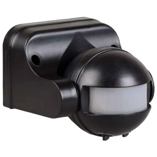 Senzor mișcare  DD 009 negru,180°,IP44, IEK
