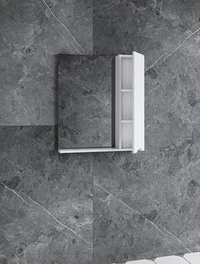 Oglindă cu dulap DIJON-75 80x75x14cm albă 1511552 3