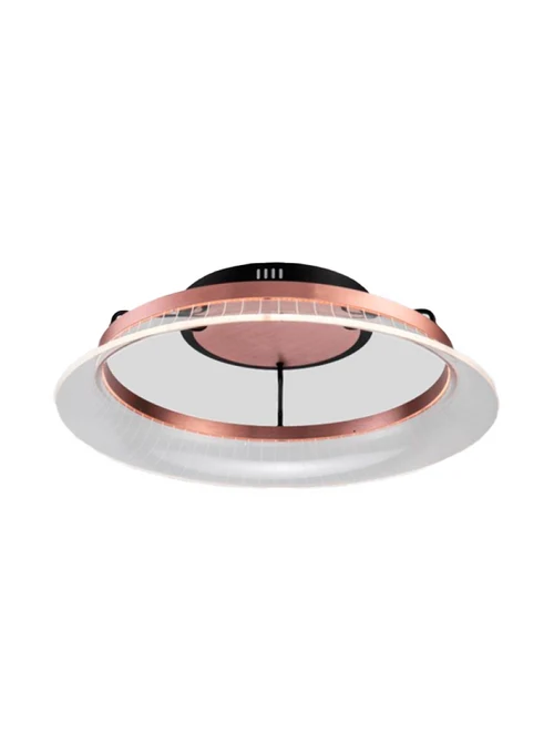 Lustră LED FS-053-X600,40W,3000K, Al+Acryl,Oxidized Rose Gold,