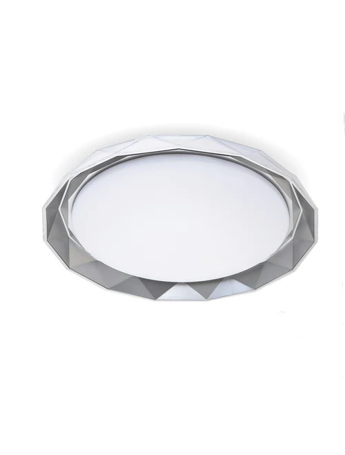 Lustră LED FS-066-X510 ,32W,3000K, Metal Acryl,Silver,D510*68
