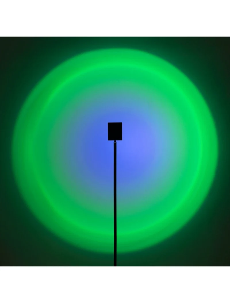 Lampadar SG-1068-G 15*15*180cm,Green Color LuminaLED 4