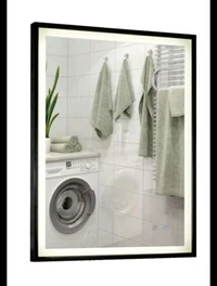 6117/12080 Oglindă LED touch 3chrom non-polar dim,Black,120x80  LuminaLED 2